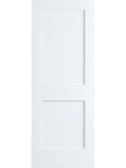 WDMA 32x80 Door (2ft8in by 6ft8in) Interior Barn Pine 80inPrimed 2 Panel Shaker Single Door | 4102E 1