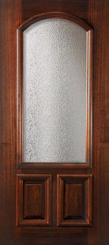 WDMA 32x80 Door (2ft8in by 6ft8in) Exterior Mahogany 80in Arch Lite Portobello Door 1