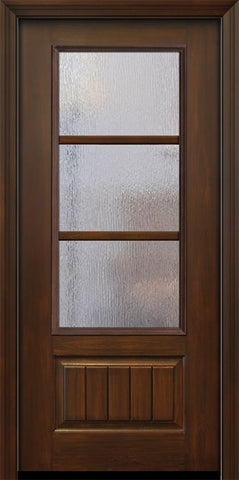 WDMA 32x80 Door (2ft8in by 6ft8in) Patio Cherry IMPACT | 80in 3/4 Lite 1 Panel 3 Lite SDL Door 1