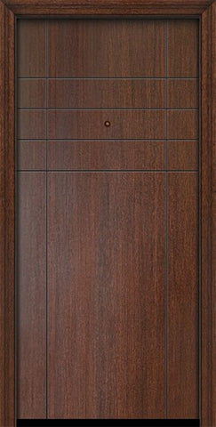 WDMA 32x80 Door (2ft8in by 6ft8in) Exterior Mahogany IMPACT | 80in Fleetwood Contemporary Door 1