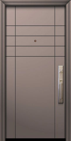 WDMA 32x80 Door (2ft8in by 6ft8in) Exterior Smooth IMPACT | 80in Fleetwood Contemporary Door 1