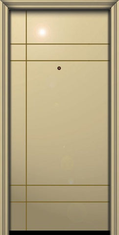WDMA 32x80 Door (2ft8in by 6ft8in) Exterior Smooth 80in Inglewood Solid Contemporary Door 1