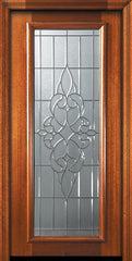 WDMA 32x80 Door (2ft8in by 6ft8in) Exterior Mahogany 80in Full Lite Courtlandt Door 2