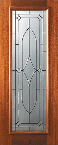 WDMA 32x80 Door (2ft8in by 6ft8in) Exterior Mahogany 80in Full Lite Bourbon Street Door 1