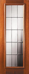 WDMA 32x80 Door (2ft8in by 6ft8in) Exterior Mahogany 80in Full Lite French Door 1
