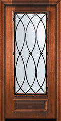 WDMA 32x80 Door (2ft8in by 6ft8in) Exterior Mahogany 80in 3/4 Lite La Salle Door 2