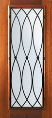 WDMA 32x80 Door (2ft8in by 6ft8in) Exterior Mahogany 80in Full Lite La Salle Door 1