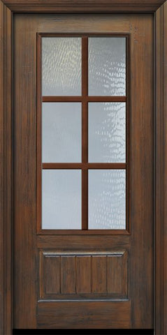 WDMA 32x80 Door (2ft8in by 6ft8in) Patio Cherry 80in 3/4 Lite 1 Panel 6 Lite SDL Door 1
