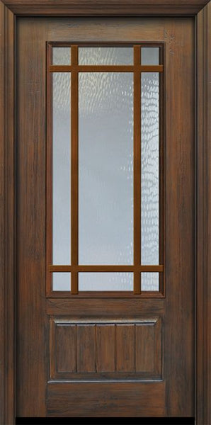 WDMA 32x80 Door (2ft8in by 6ft8in) Patio Cherry 80in 3/4 Lite 1 Panel 9 Lite SDL Door 1