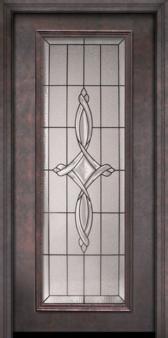 WDMA 32x80 Door (2ft8in by 6ft8in) Exterior 80in ThermaPlus Steel Marsais Full Lite Door 1