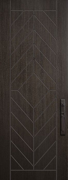 WDMA 32x96 Door (2ft8in by 8ft) Exterior Mahogany 96in Lynnwood Contemporary Door 1