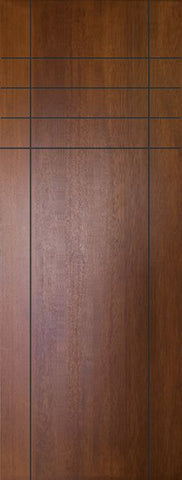 WDMA 32x96 Door (2ft8in by 8ft) Exterior Mahogany 96in Fleetwood Contemporary Door 1