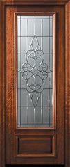 WDMA 32x96 Door (2ft8in by 8ft) Exterior Mahogany 96in 3/4 Lite Courtlandt Door 2