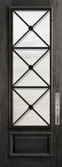 WDMA 32x96 Door (2ft8in by 8ft) Exterior Mahogany 96in 3/4 Lite Republic Portobello Door 1