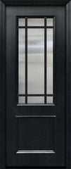 WDMA 32x96 Door (2ft8in by 8ft) Exterior 96in ThermaPlus Steel 9 Lite SDL 2/3 Lite Door 1