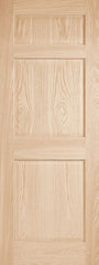 WDMA 34x78 Door (2ft10in by 6ft6in) Interior Barn Pine 2036 Wood 3 Panel Transitional Ovolo Single Door 1
