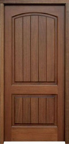 WDMA 34x78 Door (2ft10in by 6ft6in) Exterior Mahogany Decatur Hendersonville Impact Single Door 1