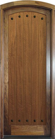 WDMA 34x78 Door (2ft10in by 6ft6in) Exterior Mahogany Chancery Single/Arch Top Tuscany 1