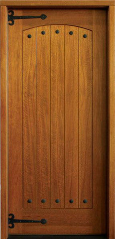 WDMA 34x78 Door (2ft10in by 6ft6in) Exterior Mahogany Chancery Single Tuscany 1