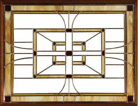 WDMA 34x78 Door (2ft10in by 6ft6in) Exterior Mahogany Rosedale Leaded Glass Single Tuscany 2