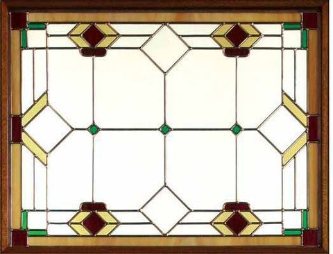 WDMA 34x78 Door (2ft10in by 6ft6in) Exterior Mahogany Edgemere Leaded Glass Single Tuscany 3