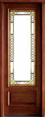 WDMA 34x78 Door (2ft10in by 6ft6in) Exterior Mahogany Rochester Single Wakefield 1
