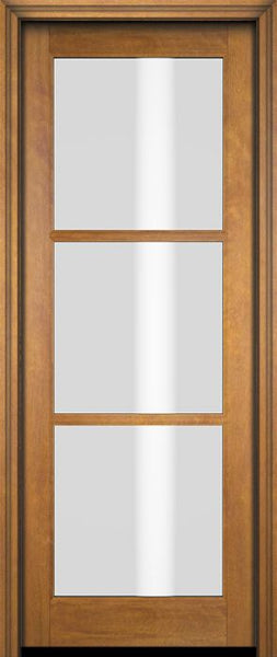 WDMA 34x78 Door (2ft10in by 6ft6in) Exterior Barn Mahogany 3 Lite TDL or Interior Single Door 1