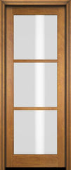 WDMA 34x78 Door (2ft10in by 6ft6in) Exterior Barn Mahogany 3 Lite TDL or Interior Single Door 1