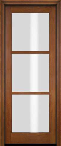 WDMA 34x78 Door (2ft10in by 6ft6in) Exterior Barn Mahogany 3 Lite TDL or Interior Single Door 4