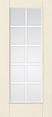 WDMA 34x80 Door (2ft10in by 6ft8in) French Smooth F-Grille Colonial 10 Lite Star Single Door 1