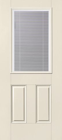 WDMA 34x80 Door (2ft10in by 6ft8in) Exterior Smooth Raise/Tilt Half Lite 2 Panel Star Single Door 1