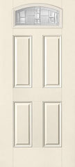 WDMA 34x80 Door (2ft10in by 6ft8in) Exterior Smooth SaratogaTM Camber Top Lite 4 Panel Star Single Door 1