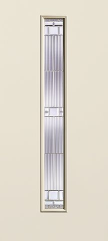 WDMA 34x80 Door (2ft10in by 6ft8in) Exterior Smooth Fiberglass Door Linea Centered Saratoga 6ft8in 1