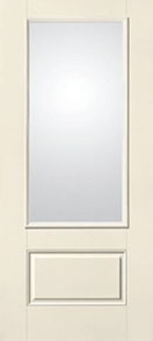 WDMA 34x80 Door (2ft10in by 6ft8in) Patio Smooth Satin Etch 3/4 Lite 1 Panel Star Single Door 1