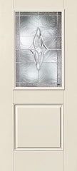 WDMA 34x80 Door (2ft10in by 6ft8in) Exterior Smooth Wellesley Half Lite 1 Panel Star Single Door 1