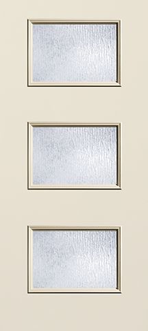 WDMA 34x80 Door (2ft10in by 6ft8in) Exterior Smooth Fiberglass Door Ari 3-Lite Rainglass 6ft8in 1