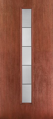 WDMA 34x80 Door (2ft10in by 6ft8in) Exterior Mahogany Fiberglass Door Linea Centered Axis 6ft8in 2