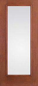 WDMA 34x80 Door (2ft10in by 6ft8in) Patio Mahogany Fiberglass French Impact Door 6ft8in Full Lite With Stile Lines Clear 2