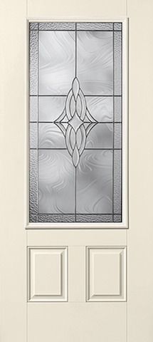 WDMA 34x80 Door (2ft10in by 6ft8in) Exterior Smooth Wellesley 3/4 Lite 2 Panel Star Single Door 1