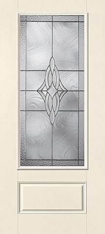 WDMA 34x80 Door (2ft10in by 6ft8in) Exterior Smooth Wellesley 3/4 Lite 1 Panel Star Single Door 1