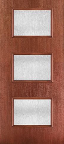 WDMA 34x80 Door (2ft10in by 6ft8in) Exterior Mahogany Fiberglass Door Ari 3-Lite Chord 6ft8in 2
