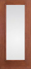 WDMA 34x80 Door (2ft10in by 6ft8in) Patio Mahogany Fiberglass Impact French Door 6ft8in Full Lite With Stile Lines Low-E 1