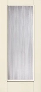 WDMA 34x80 Door (2ft10in by 6ft8in) Exterior Smooth Fiberglass Impact Door Full Lite W/ Stile Lines Chinchilla 6ft8in 1