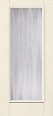 WDMA 34x80 Door (2ft10in by 6ft8in) Exterior Smooth Fiberglass Impact Door Full Lite W/ Stile Lines Chinchilla 6ft8in 1