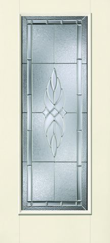 WDMA 34x80 Door (2ft10in by 6ft8in) Exterior Smooth Fiberglass Impact Door Full Lite With Stile Lines Kensington 6ft8in 1
