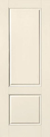 WDMA 34x96 Door (2ft10in by 8ft) Exterior Smooth 8ft 2 Panel Square Top Star Single Door 1