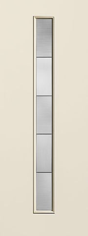 WDMA 34x96 Door (2ft10in by 8ft) Exterior Smooth Fiberglass Door 8ft Linea Centered Axis 1