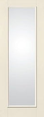 WDMA 34x96 Door (2ft10in by 8ft) French Smooth Fiberglass Impact Door 8ft Full Lite With Stile Clear 1