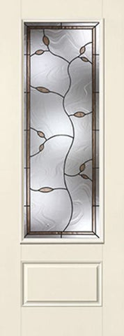 WDMA 34x96 Door (2ft10in by 8ft) Exterior Smooth Avonlea 8ft 3/4 Lite 1 Panel Star Single Door 1