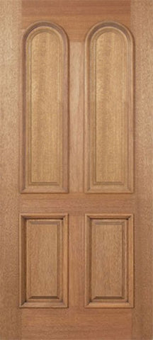 WDMA 36x80 Door (3ft by 6ft8in) Exterior Mahogany Legacy Single Door Plain Panel 1